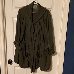 Hooded anorak jacket